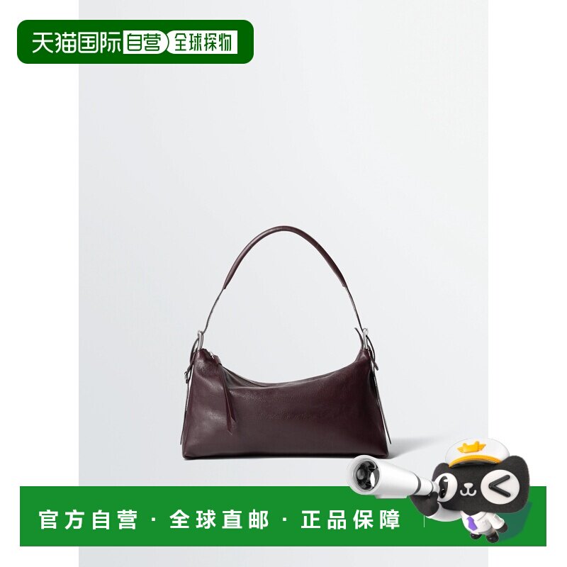 欧洲直邮皮革腰带贝果包单肩包