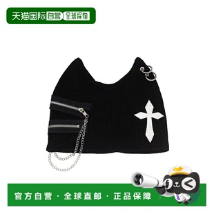 日本直邮日潮 ACDC RAG 冥闇 猫耳交叉帽帽子针织