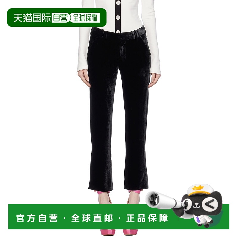 香港直邮潮奢 Balmain 巴尔曼 女士  Flare 长裤 BF0PP127VB4外穿