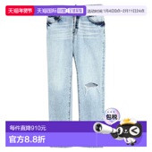 二次方 舒适时尚 男士 香港直邮Dsquared2 直筒裤 blue蓝色 牛仔裤