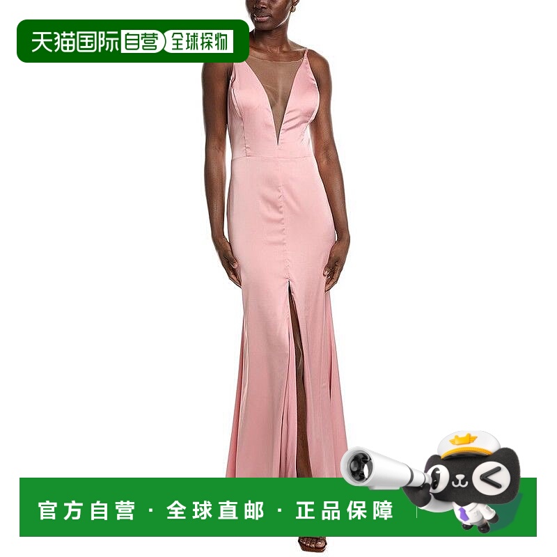 自营 marchesa notte诺特 伴娘 艾米莉亚 连衣 裙 - 玫瑰 美国奥