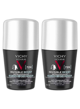 欧洲直邮Vichy薇姿男士清爽除臭剂走珠止汗露 50ml 持久清香 2瓶