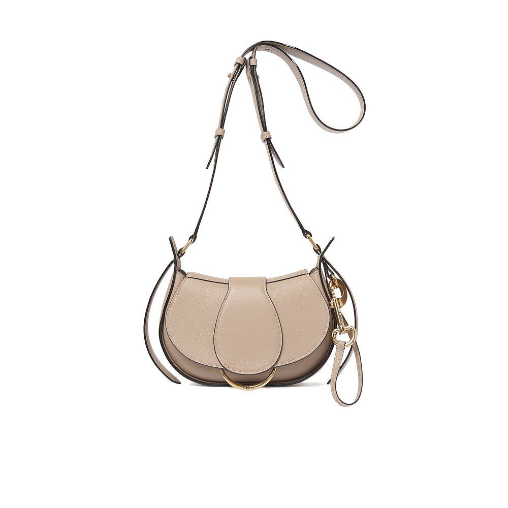 CHLOÉ 女士斜挎包 C25SS582O32083 SS2025 花色 小号磁扣单肩包
