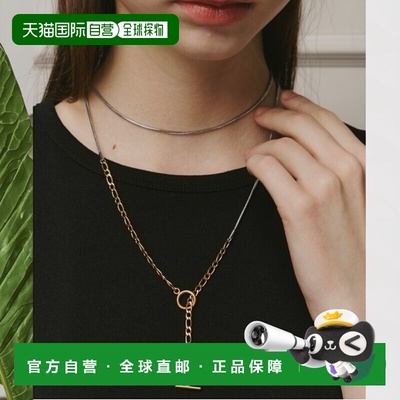 1h可退 日本直邮3.401 DEPARTMENT 女士 双层可调蛇骨链 两戴式设