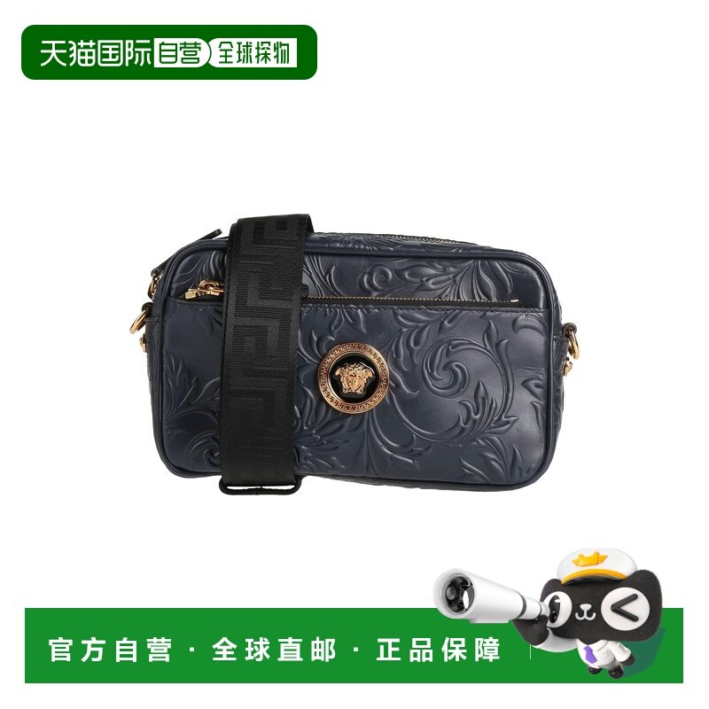 1h可退 香港直邮潮奢 versace 范思哲 女士 Bags 斜挎包 blue蓝色