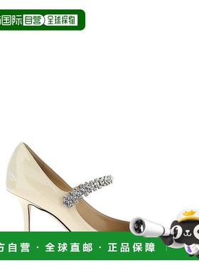 香港直邮JIMMY CHOO 女士高跟鞋 BINGPUMP85PATLINEN CO 白色