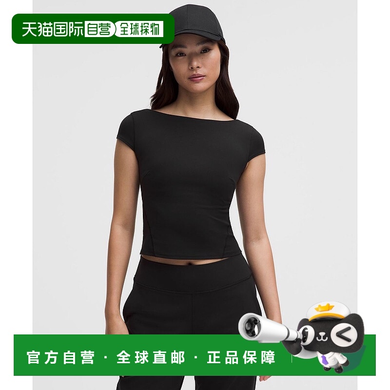 韩国直邮lululemon Lululemon Align™ Scoopback 短袖 - BLK