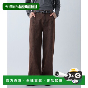 1h可退 日本直邮HARE男装个性曲线缝线宽松牛仔裤 605526直筒裤