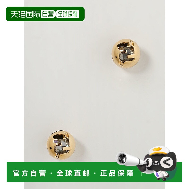 香港直邮FENDI 女士耳饰 8AL148ATEPF1UDD AW2025 金色 Orecchini