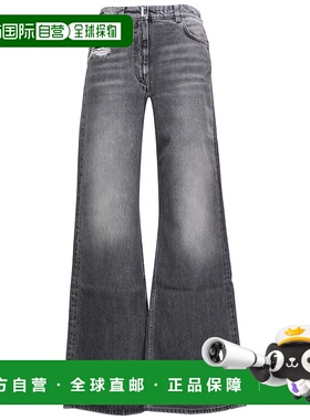 香港直邮GIVENCHY 女士牛仔裤 BW50WH5Y5N001 SS2024 黑色 Oversi