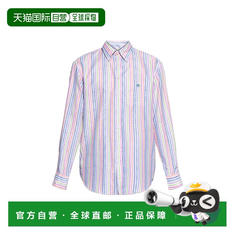 1h可退 香港直邮ETRO 男士衬衫 MRIB002999TJ5C9S9800 SS2026 白图片