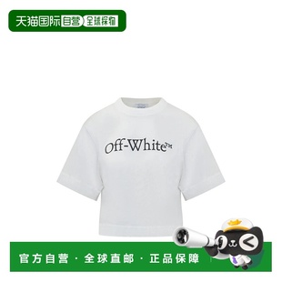 欧洲直邮OFF 女士T恤OWAA090C99JER0040110 WHITE