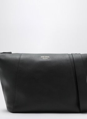 Prada 普拉达 男士 黑色皮革肩包 2VH177OOO2CYS