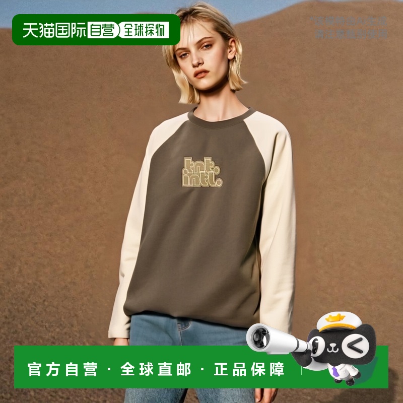 韩国直邮THISISNEVERTHAT 运动卫衣/套头衫Raglan Crewneck Charc