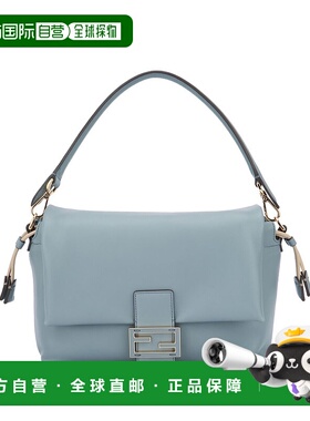 香港直邮FENDI 女士单肩包 8BR833AQ0DF1UJC SS2026 灰色 Fendi S