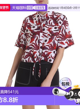香港直邮KENZO 女士衬衫 2CH19755J21 SS2019 花色 Flying Phoeni