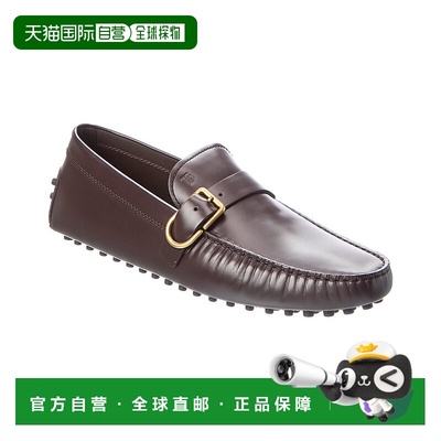 自营tod'sTOD’s Leather Loafer - brown 美国奥莱直发男鞋