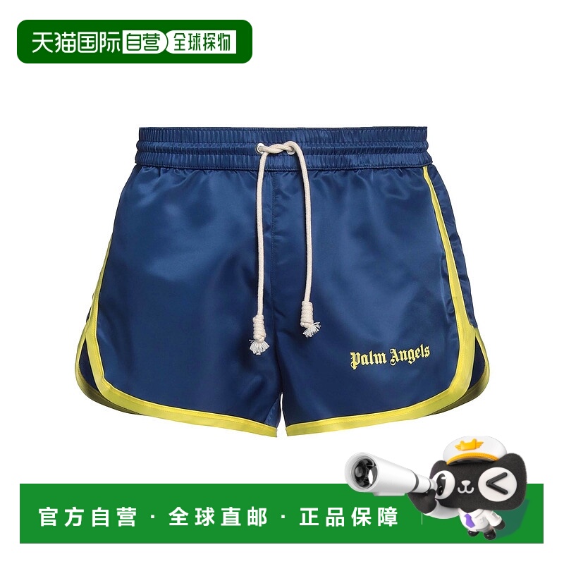 1h可退 香港直邮潮奢 Palm Angels 棕榈天使 男士 短裤 blue蓝色