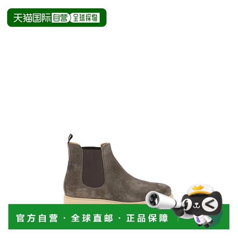 自营Kiton Chelsea Ankle男式靴子-棕色 美国奥莱直发