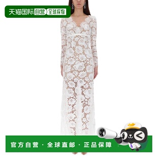 香港直邮Self 蕾丝连衣裙 Portrait 长款 AW25202XWWH 女士 1h可退