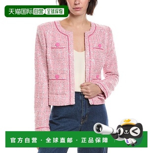 AGENCE pink Niko Jacket 美国奥莱直发小香风外套 Tweed 自营L