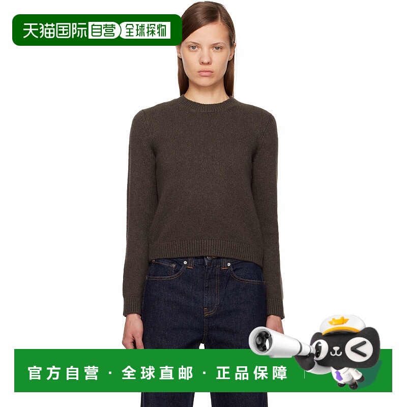 香港直邮KHAITE 女士 棕色 Leta 毛衣 9734650 brown棕色 舒适时