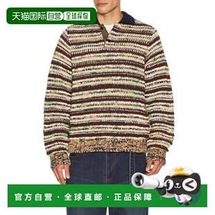 1h可退 香港直邮潮奢 Sacai 男士 混纺纱针织套头衫毛衣 2603945M