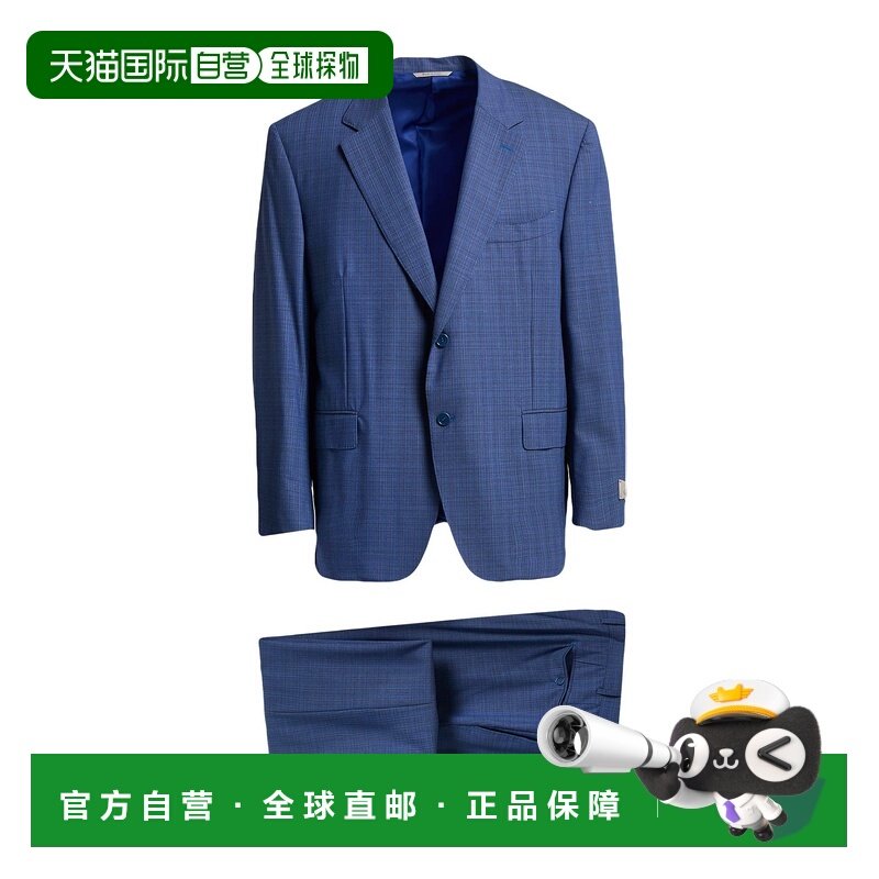 1h可退 香港直邮Canali 康钠丽 男士 西服 blue蓝色 舒适时尚,男装,商务正装西服,淘宝优惠券,粉丝福利购,淘宝优惠卷