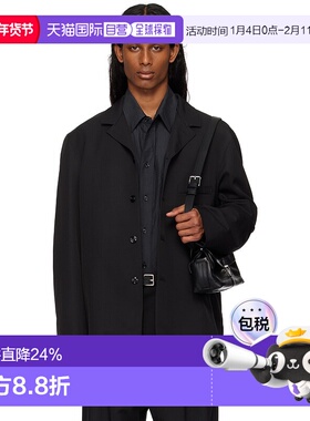 1h可退 香港直邮Lemaire 男士 黑色 Tailored 夹克 JA1064LF1362