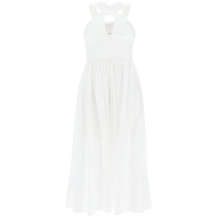 MAX MARA24SS中长连衣裙女STELVIO WHITE