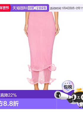 1h可退 香港直邮Simkhai 女士 Kelso 半身裙 6243016K pink粉色