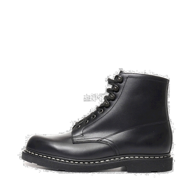 韩国直邮Paraboot休闲鞋男款黑色平底系带高帮马丁靴舒适时尚百搭