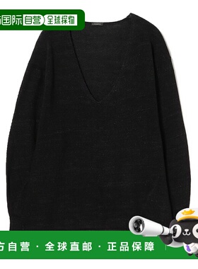 1h可退 日本直邮COMOLI 女士V领宽松针织衫 37150254821