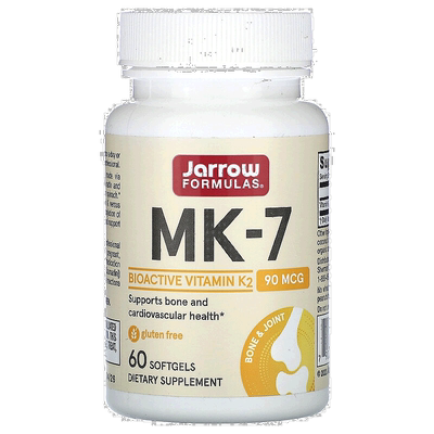 香港直发JARROW杰诺维生素K2软凝胶强健骨骼支持心血管健康60粒
