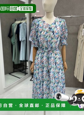 韩国直邮compagna 雪纺印花连衣裙 CADU5-WOP180尼龙