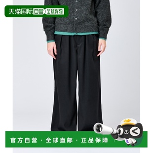 宽松双褶斜纹长裤 男女同款 高腰垂感设 日本直邮WETTEMPT 1h可退