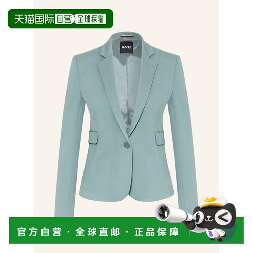 香港直邮BOSS 女士西服 100295112317000 CO 蓝色 Jersey blazer