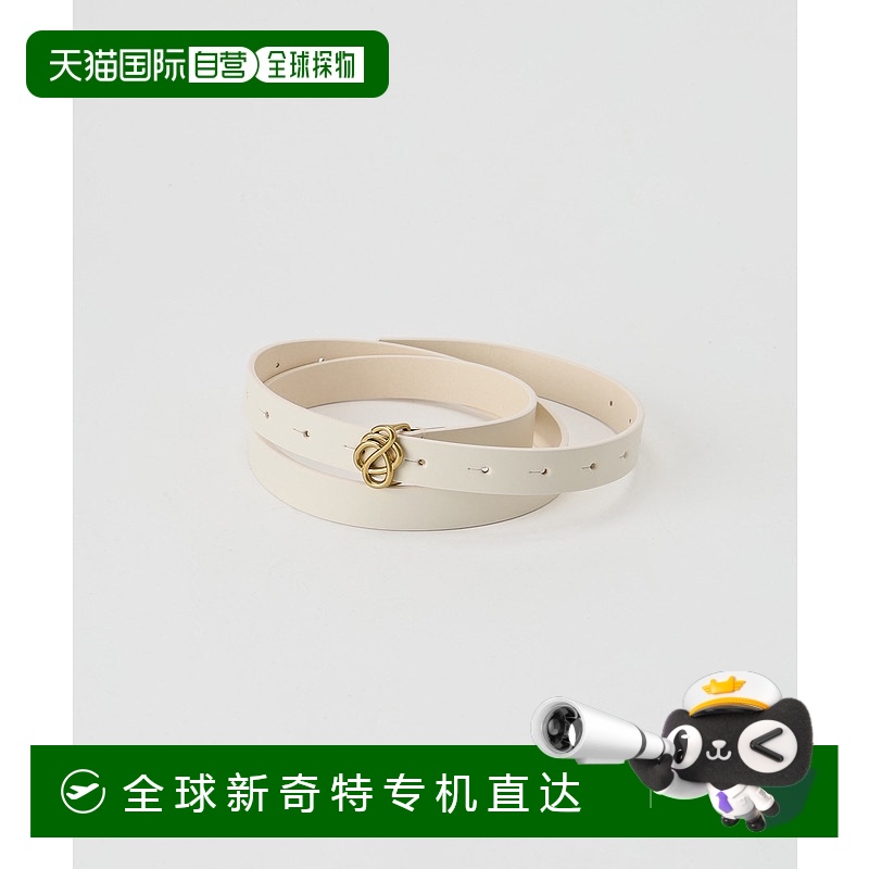 1h可退 日本直邮BY MALENE BIRGER 女士细款复古扣皮带 250992500