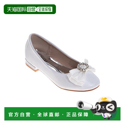 自营 Badgley Mischka Ballerina Flat - white 美国奥莱直发