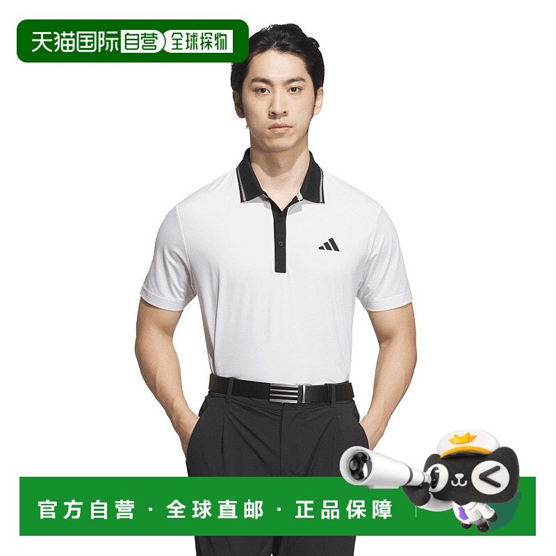 日本直邮adidas 男士高尔夫半袖大logo印花polo衫 [KVH32-J],运动服/休闲服装,运动POLO衫,淘宝优惠券,粉丝福利购,淘宝优惠卷