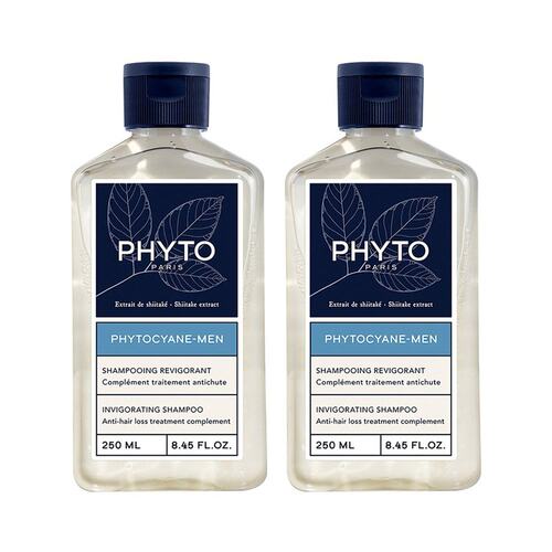 Phyto发朵 男士防脱发丰盈洗发水250mlx2 控油韧发