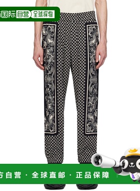 1h可退 香港直邮潮奢 Balmain 巴尔曼 男士 黑色 Mini Monogram