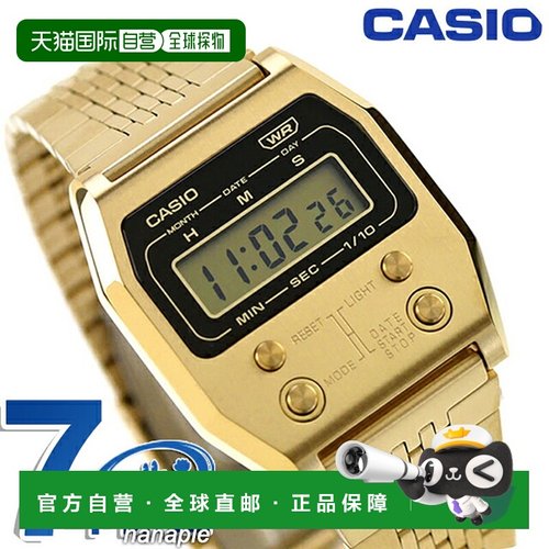 日本直邮卡西欧CASIO石英电池供电A1100G-5高级系列中性男士女士