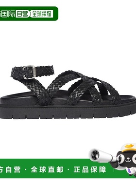 自营Freda Salvador Glen皮革凉鞋-黑色 美国奥莱直发