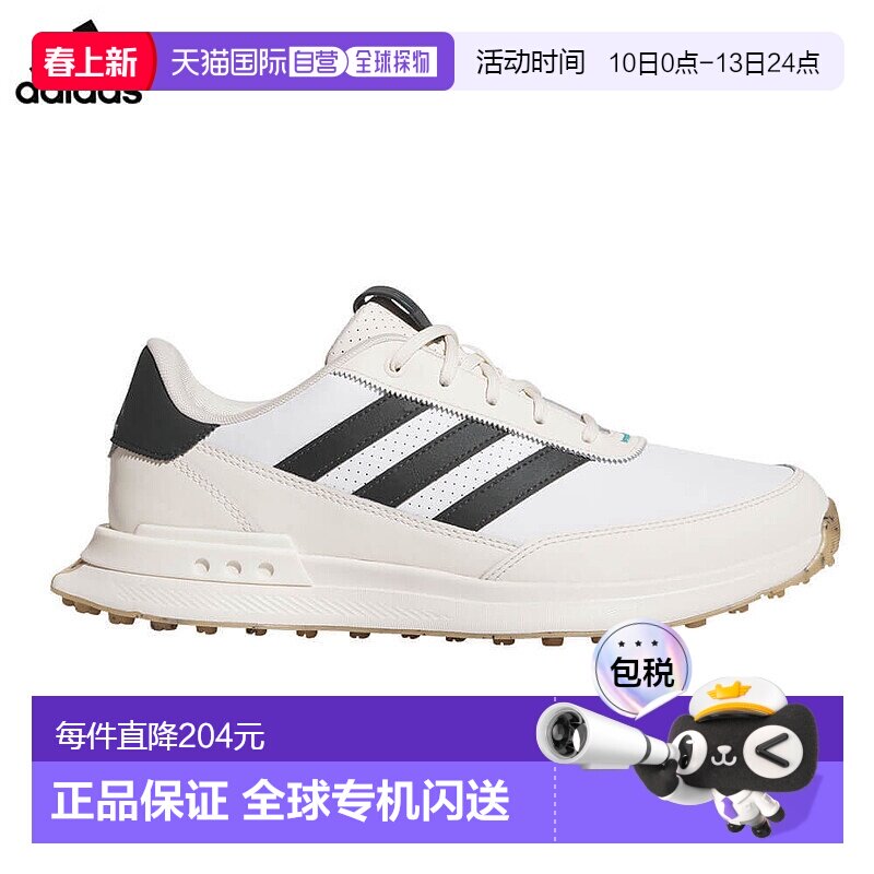 日本直邮阿迪达斯男士 S2G SL 皮革无钉高尔夫球鞋尺码 24MDK95 J