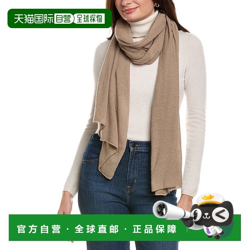 自营La Fiorentina Knit Wrap - brown 美国奥莱直发