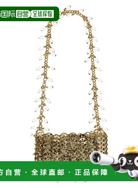 1h可退 香港直邮潮奢 Rabanne 女士 Paco 綴飾鏈條肩包 26PSS0127