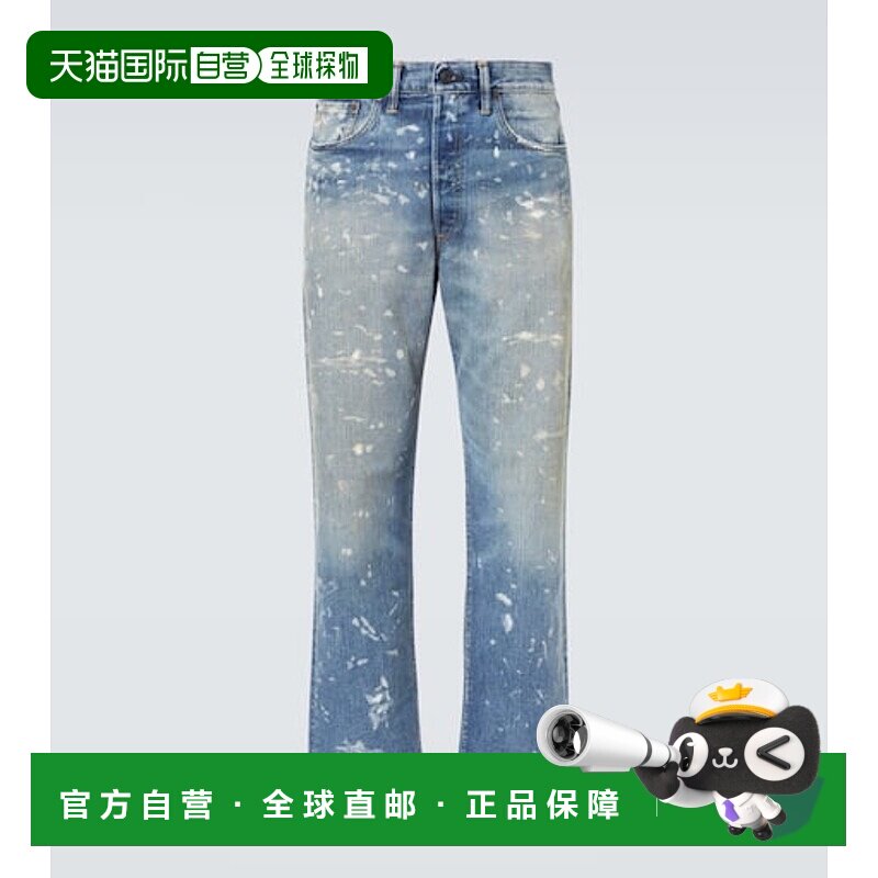 1h可退 香港直邮RRL 拉夫 劳伦RRL 男士 Fenimore 褪色设计直筒牛