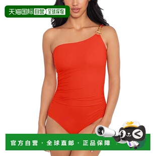 自营magicsuit魔法套装查理兹单件-红色 美国奥莱直发泳衣