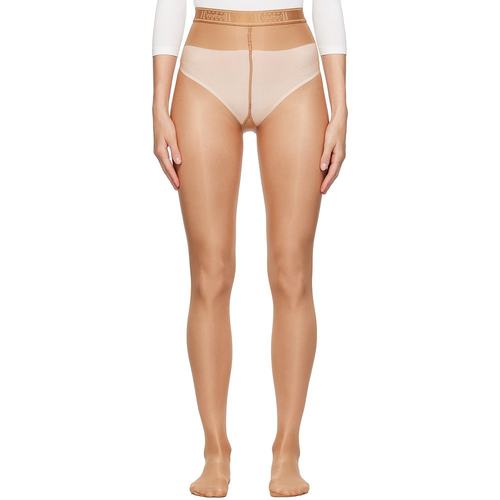 潮奢 Wolford 女士 驼色 Neon 40 连裤袜 14978